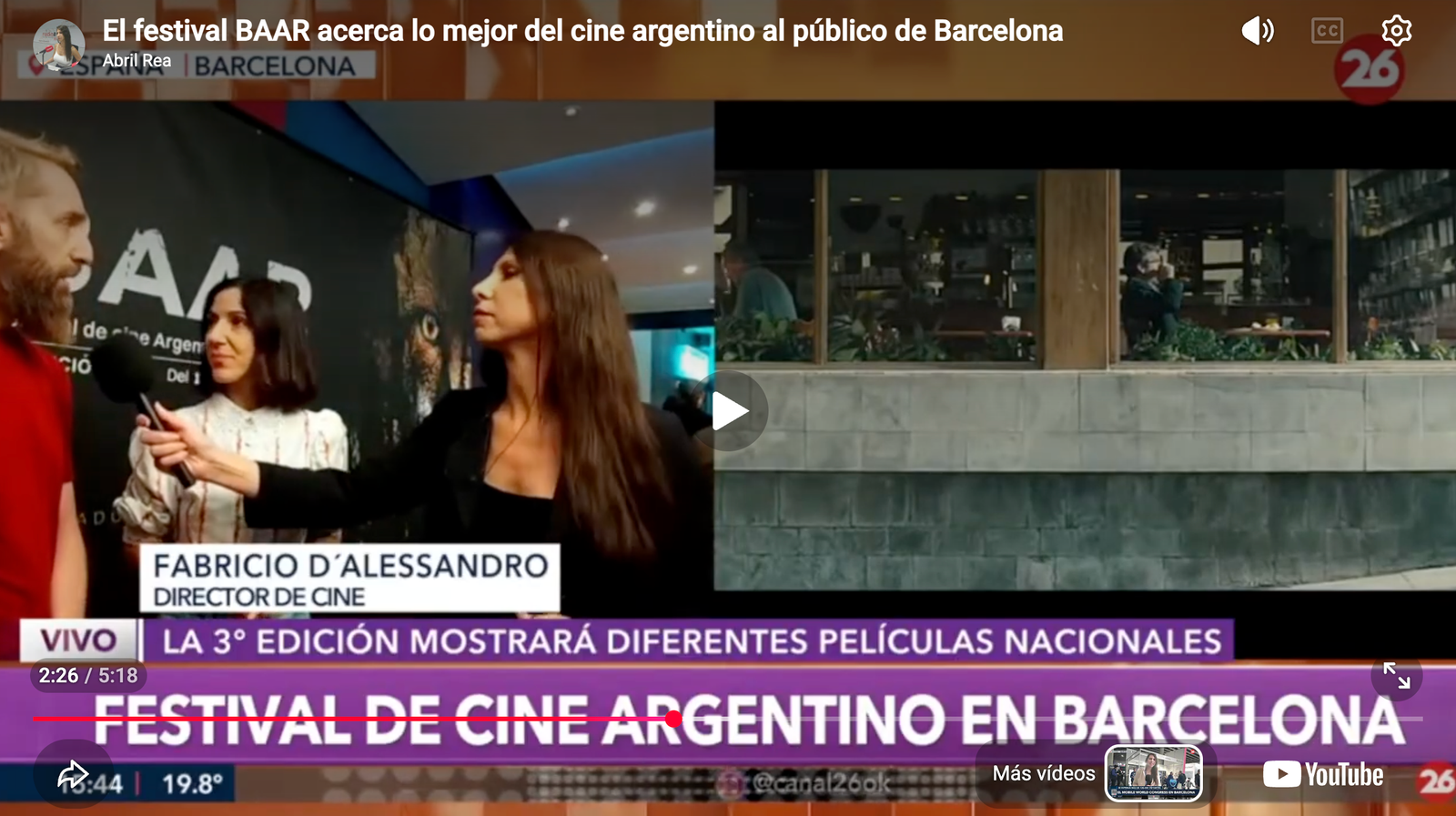 Canal 26 · BAAR 2026
